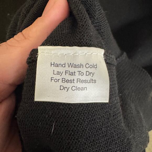 Joseph Abboud Extra Fine 100% Merino Wool V Neck Sweater US Men's L - Picture 5 of 6